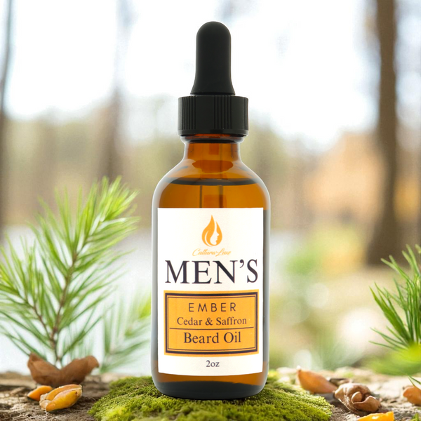 Culturaluxe Men's Beard Oil  – Cedar & Saffron